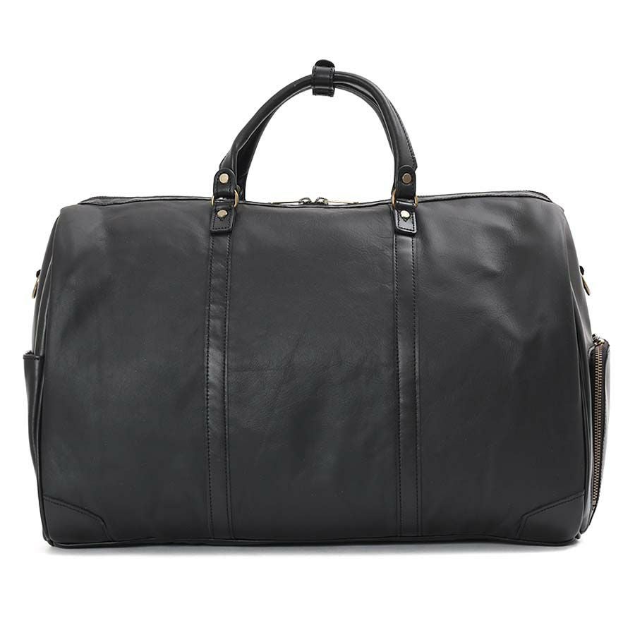 公式】 DOUBLES レザーボストンバッグ イタリアンソフト牛革＆馬革