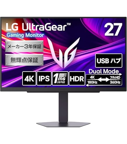 Amazon.co.jp: LG ゲーミングモニター UltraGear 27GP950-B 27インチ