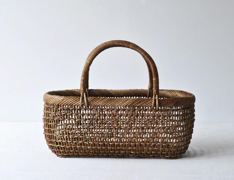 あけびかご 細目こだし編みかご（ロータイプ） - 日本の手仕事の店