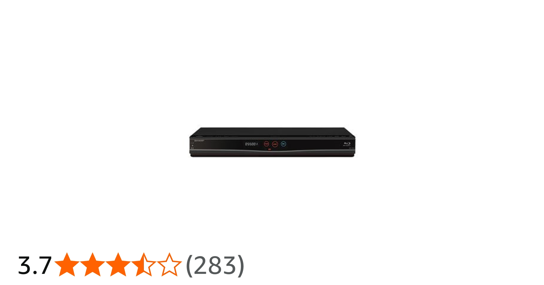 Amazon | シャープ 500GB 1チューナー ブルーレイレコーダー ブラック