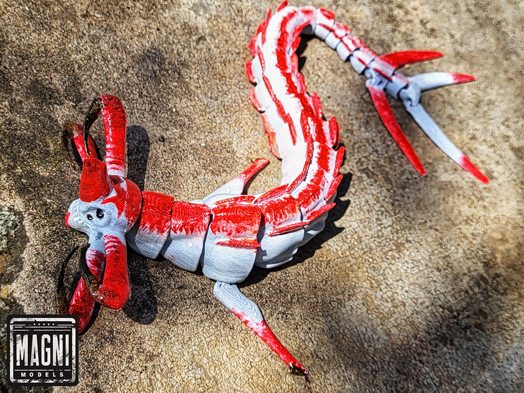 Articulated Reaper Leviathan - Subnautica - Free 3D Print Model