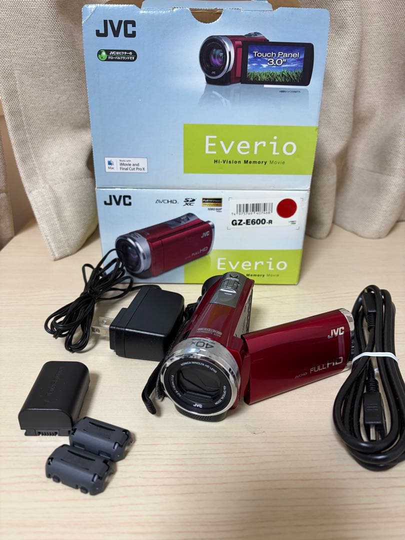 動作確認済み　JVC Everio GZ-E600 ビデオカメラ Yahoo!オークション -「gz-e600」の落札相場・落札価格