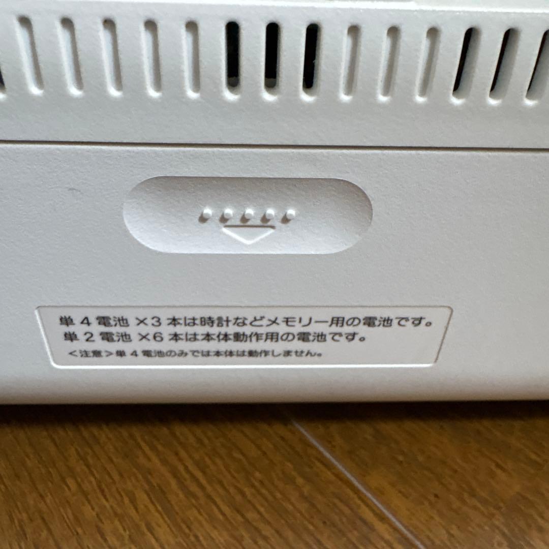 SONY CD ラジオ カセットデッキ白 CFD-S401 ラジカセ ポータブル