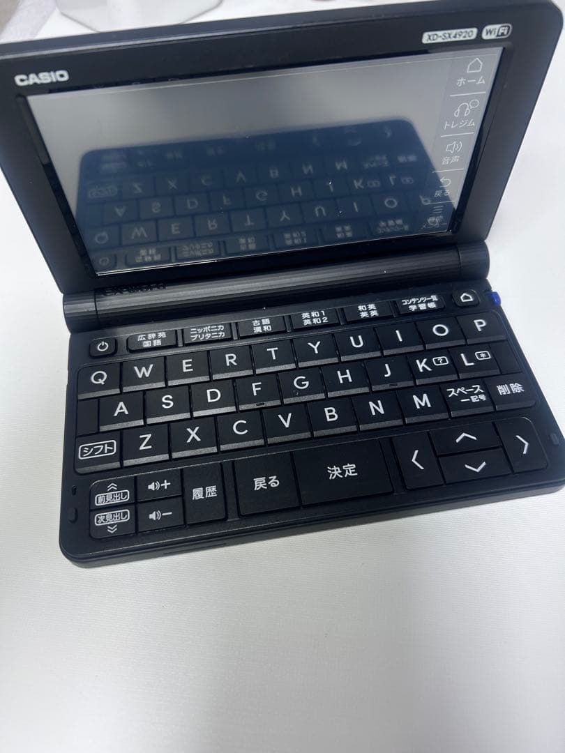 CASIO 電子辞書 XD-SX4920 高校生モデル Wi-Fi対応 XD-SX4920WE | CASIO