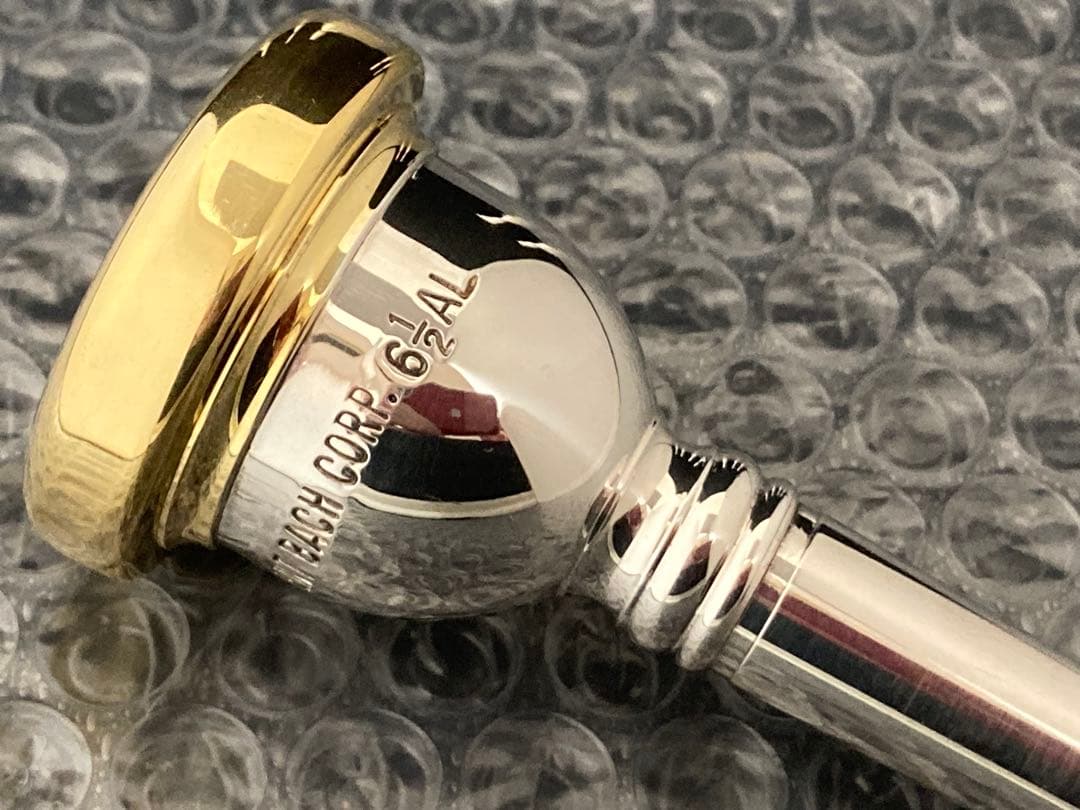 BACH CORP.6 1/2AL細管トロンボーンマウスピース Vincent Bach 6-1/2AL 細管 マウスピース アウトレット 箱なしキズ凹み