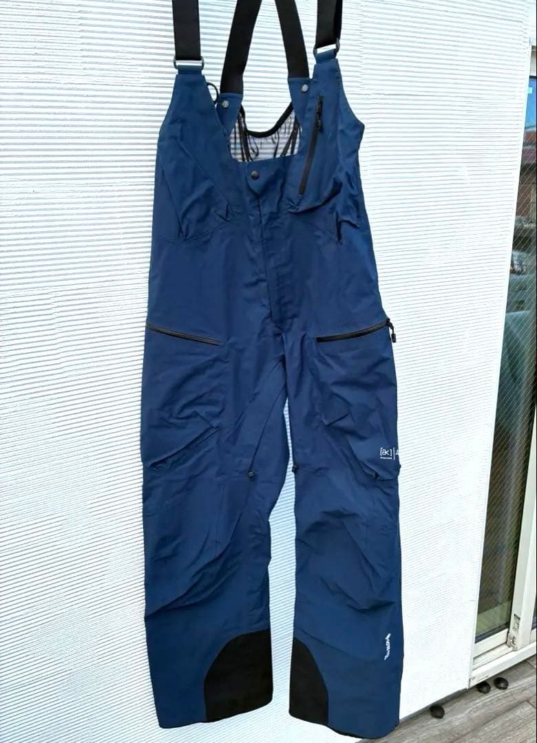 ak457 GORE-TEX ネイビー GUIDE ビブ スノーボードウェア L 送料無料】【20%OFF】【正規品】Burton(バートン) M AK457 GORE GUIDE