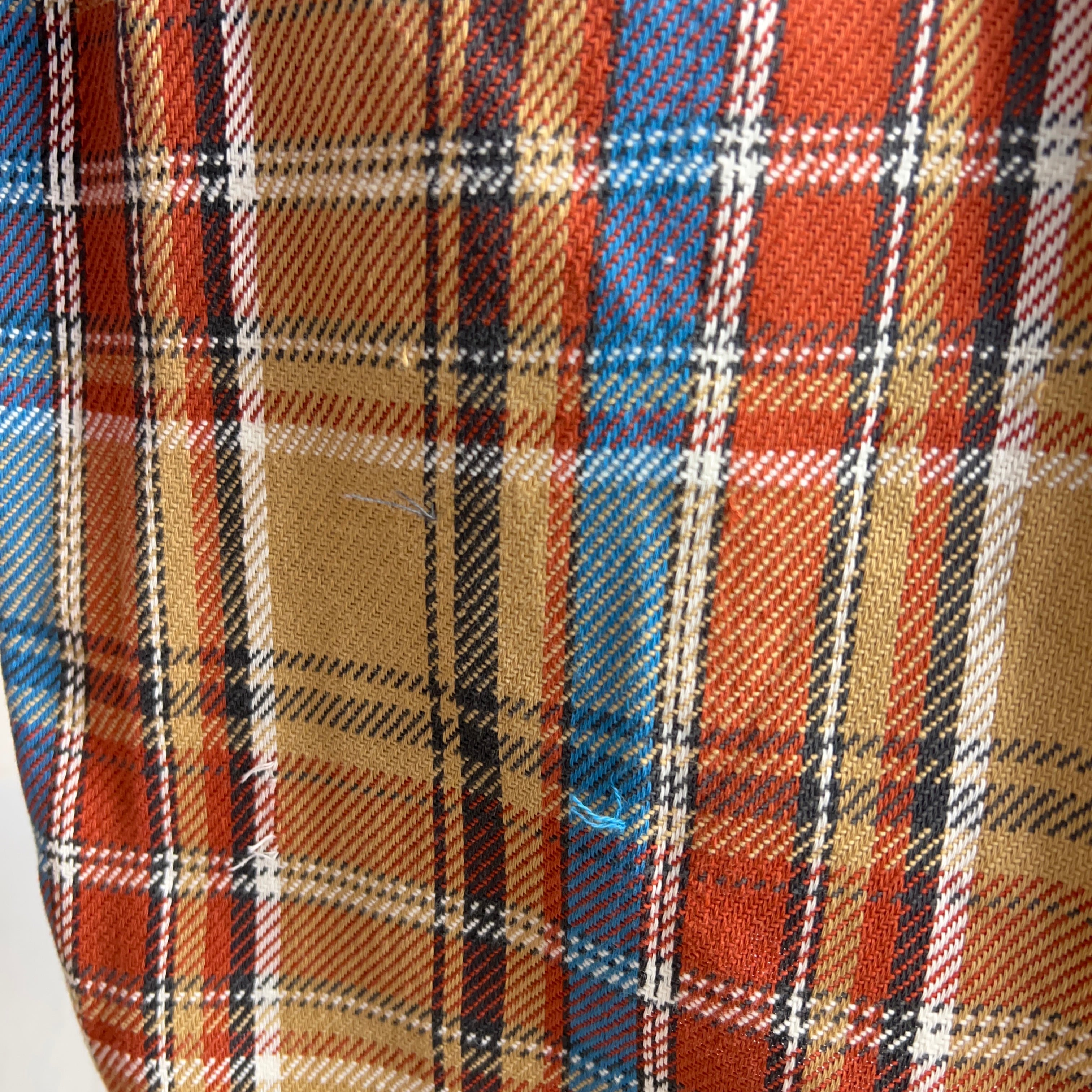 70's JCPenny “BIG MAC” Flannel Plaid Shirts SIZE M 70年代 ビッグ