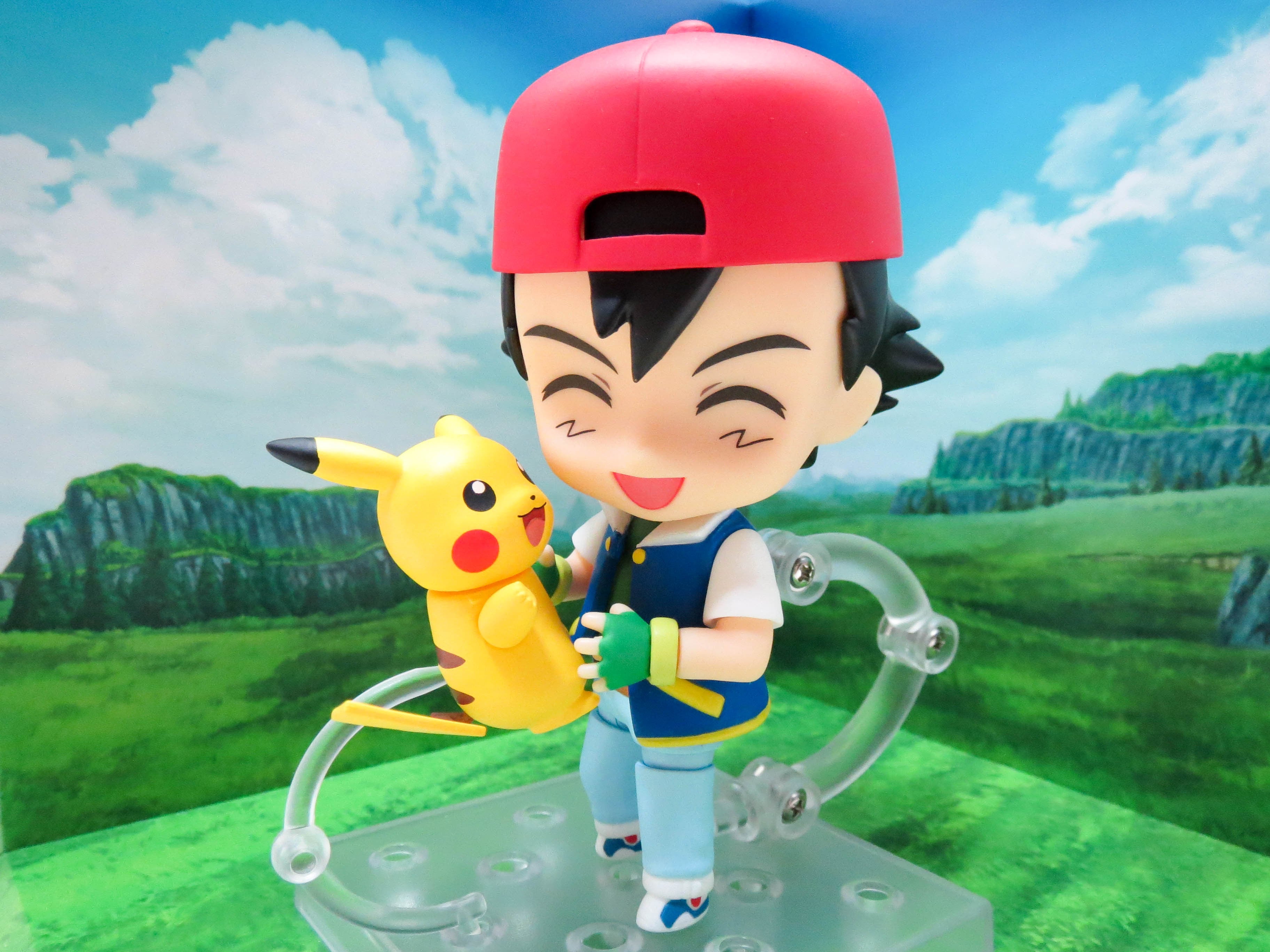 再入荷【800】 サトシ 小物パーツ ピカチュウ ねんどろいど | ホビー